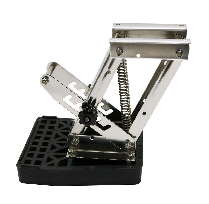 Haida 2 Stroke Outboard Motor Bracket Kicker for Boat up to 20HP, Auxiliary Heavy Duty Marine Motor Bracket Max Load 20HP - Image 1